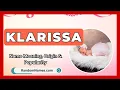 Lagu Klarissa - Baby Girl Name Meaning, Origin \u0026 Popularity - RandomNames.com