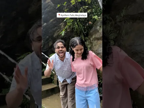 This Waterfall is So Huge😳🌊#shorts #vlog #minivlog #dailyblog #olidaandimdat
