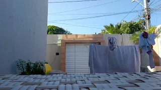 coloquei no varal