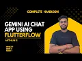 Build a Gemini Chat App Using FlutterFlow Flutterflow Tutorial From Scratch to Deployment