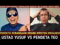 GEMPAR🔥USTAD YUSUF KEMBALI PERMALUKAN SEORANG PENDETA‼️