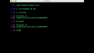 The Numpy Stack in Python - Lecture 18 Line Chart