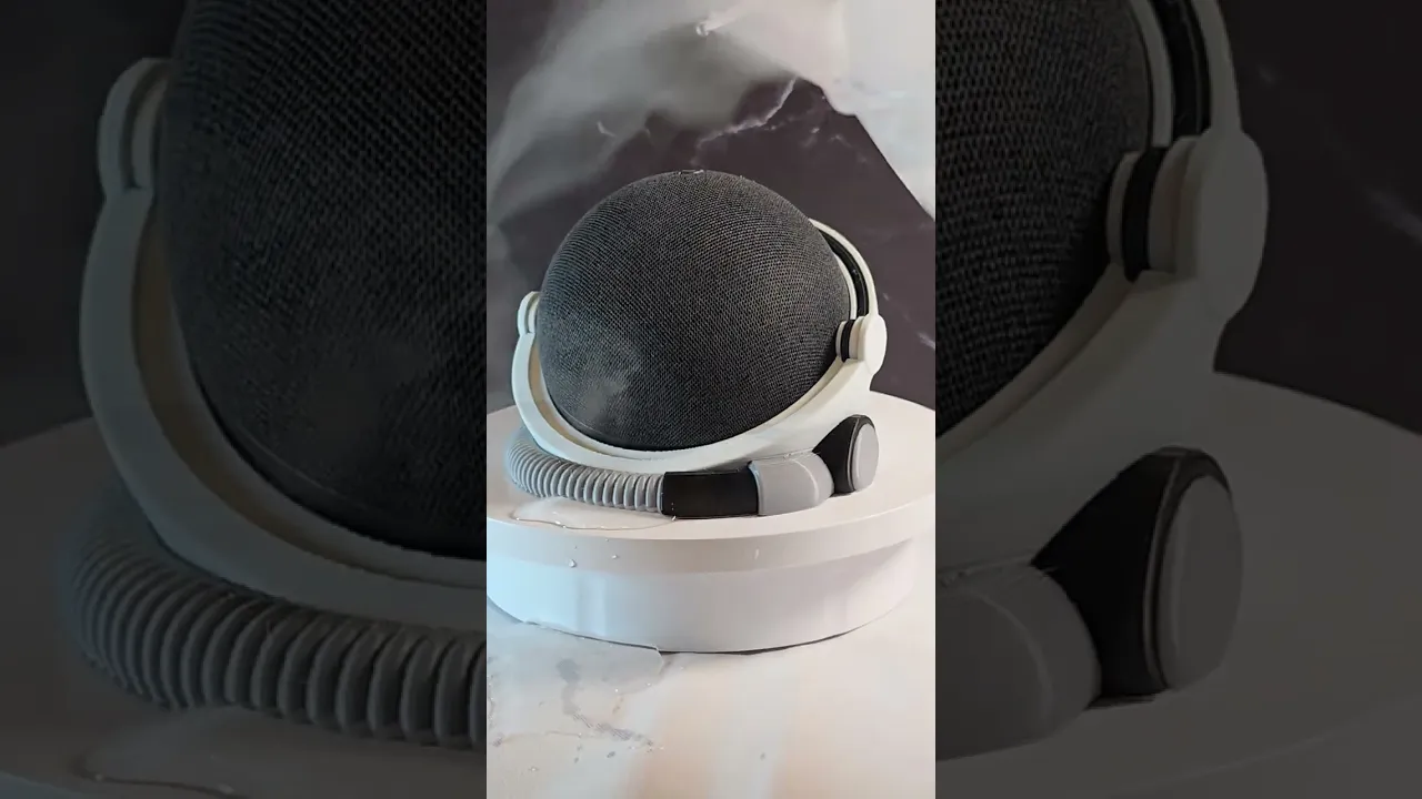 Astronaut Helmet Speaker Base fits Amazon Echo Dot