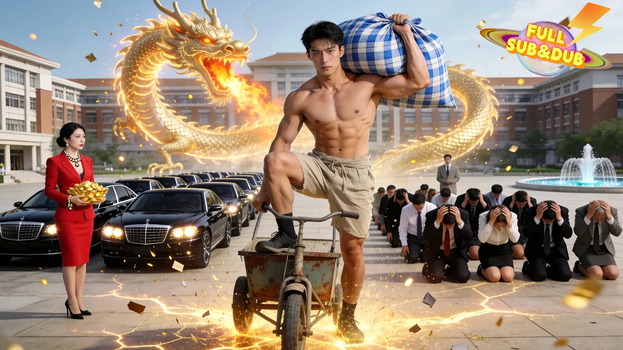 A poor young man riding a rickshaw to school is bullied! Suddenly a billion-dollar CEO appears an... poster