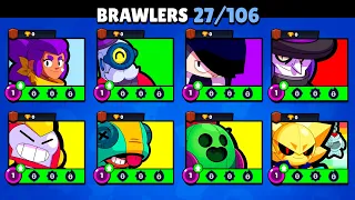 Cómo Desbloqueé 27 Brawlers con 0 Trofeos...