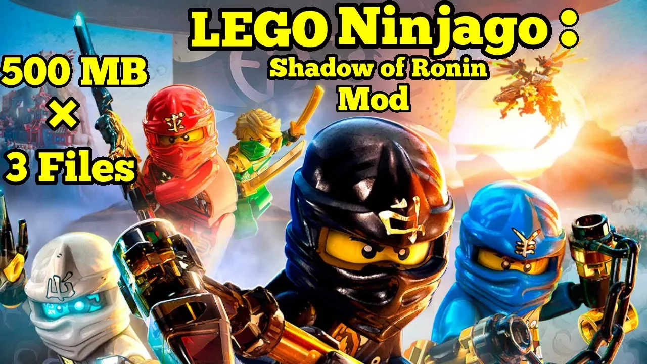 Cara Download dan pasang Lego Ninjago shadow of ronin mod unlimited Coin. 