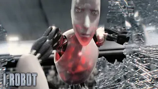 i robot 2004 the tunnel scene