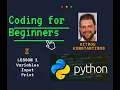Python Lesson 1 Variables Input Print - Kitrou Konstantinos