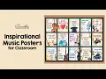 Inspirational Music Quotes Posters Perfect Music Classroom Decor Posters