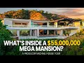 TOUR A 55 000 000 MEGA MANSION WITH ME