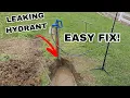 How To Replace A Leaking Yard Hydrant Daily Excavation