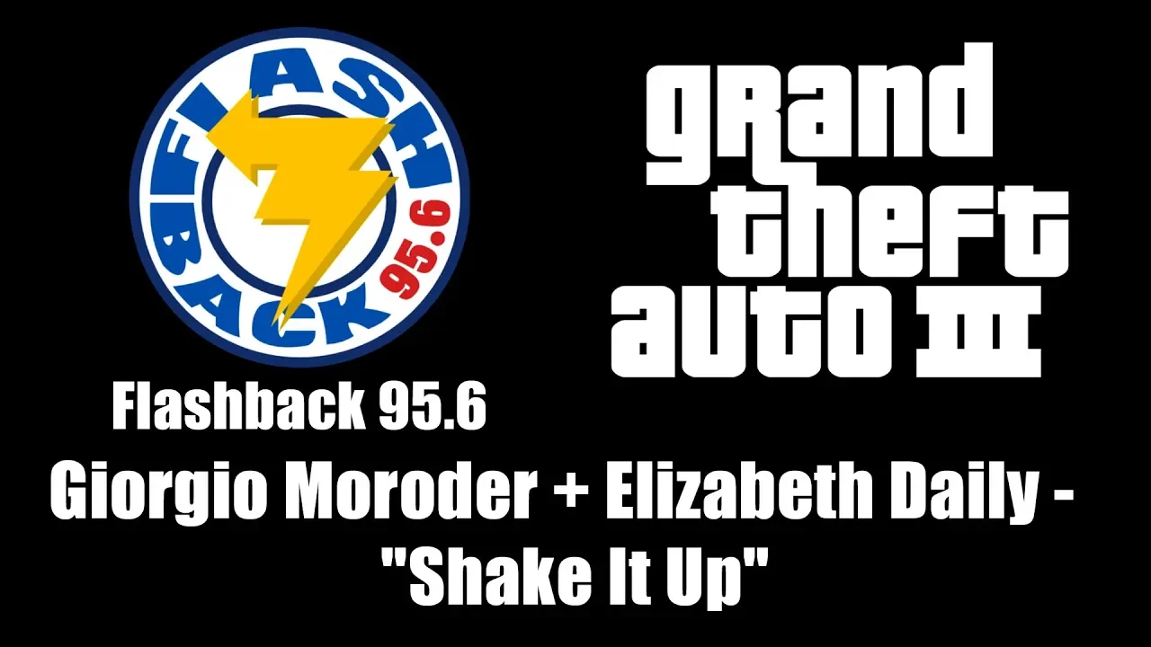 GTA III (GTA 3) - Flashback 95.6 | Giorgio Moroder + Elizabeth Daily - "Shake It Up" GTA III (GTA 3) - Flashback 95.6 | Giorgio Moroder + Elizabeth Daily - "Shake It Up"