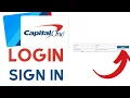 How to Login Capital One Account Capital One Sign In to Manage Credit Card Bank Loan Account
