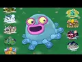 Toe Jammer - All Monster Sounds Animations My Singing Monsters