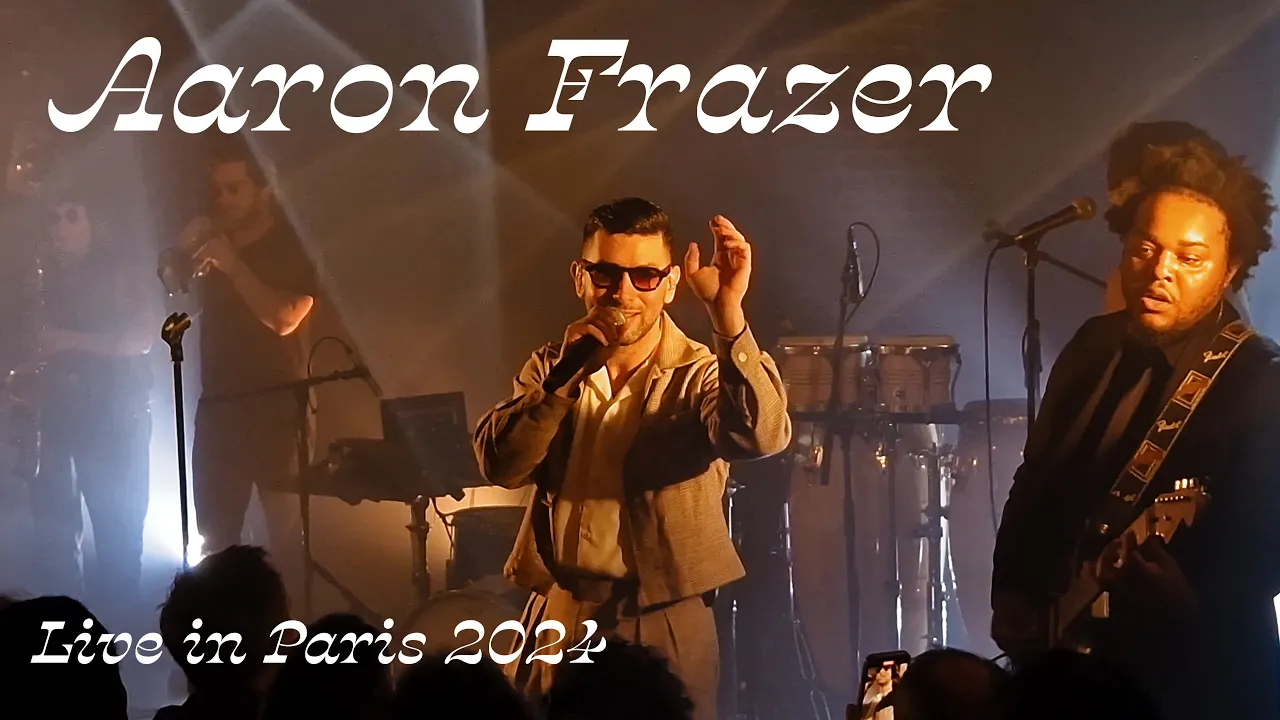 Aaron Frazer - Live at La Maroquinerie, Paris, France, 19 October 2024 Aaron Frazer - Live at La Maroquinerie, Paris, France, 19 October 2024