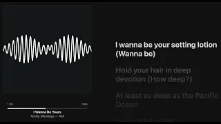Arctic Monkeys - I Wanna Be Yours Hi-Res
