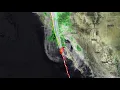Live Radar Tracking Hilary s path