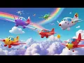 Download Lagu Five Little Planes Up in the Sky | Fun Counting Song for Kids | Airplane Nursery Rhyme