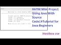 Mini Project Using Java With Source Code for Java Beginners NET Hostbox cse