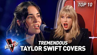 Download Incredible TAYLOR SWIFT Covers in the Blind Auditions of The Voice | Top 10 MP3