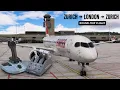 Synaptic A220 Thrustmaster TCA Real World Swiss OPS Zurich - London