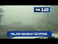 Major highway reopens in central Oregon following wildfire closure