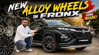 Finally new alloy wheels 20 inches in my fronx🛞❤️|ग़ज़ब look ✌️😉