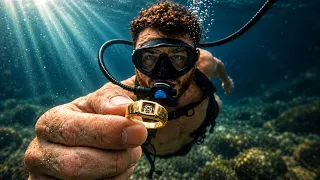 I Found a Gold & Diamond Ring Underwater!