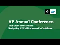 Your Guide to the Guides Navigating AP Publications with Confidence - APAC 2026