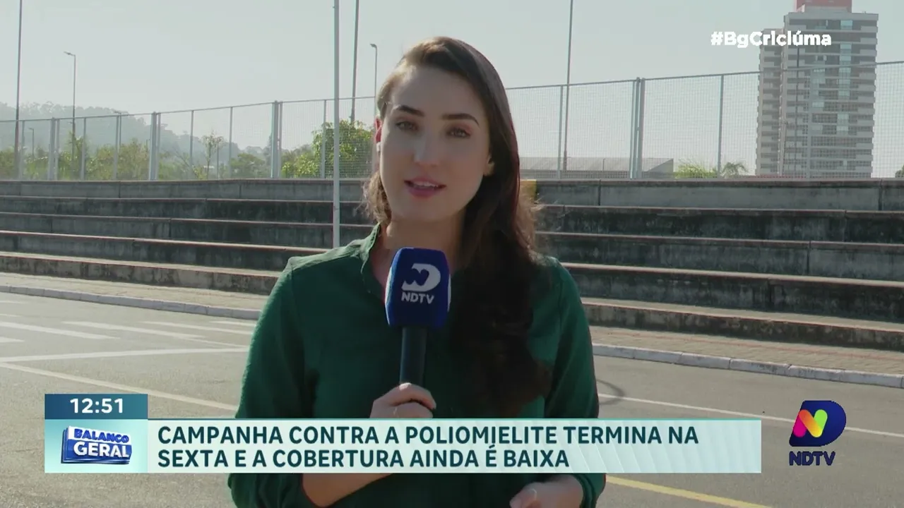 Cobertura vacinal contra polio em SC ainda é preocupante