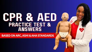 CPR AED Practice Written Test Answers - Based on ARC AHA ASHI Standards
