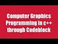 graphics programming through codeblock