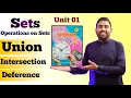 Sets Unit 1 Union-Intersection Difference Class Seven Sindh Text