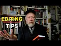How I Edit a First Draft of a Piece of Writing