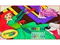 Princess ARIEL - Crayola GIANT COLOR BY NUMBER