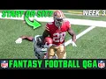 Week 3 Fantasy Football Start or Sit 2020 Fantasy Football WHO SHOULD I START