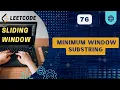 Minimum Window Substring Leetcode 76 Sliding Window C