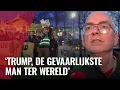 Lagu Demonstratie tegen Trumps plannen met Groenland op Museumplein
