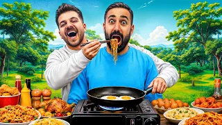 چالش بخور و بخند با بچه ها  دندنها