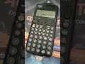 Solve Matrix problem by Casio 991 CW Calculator