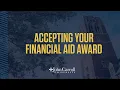 Accepting Your Financial Aid Award John Carroll University