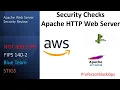 What are the Apache web HTTPD server checks Blue Team DISA STIGs Cybersecurity for the people
