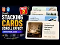 Stacking Cards Scroll Effect with JavaScript Responsive Design Part 2