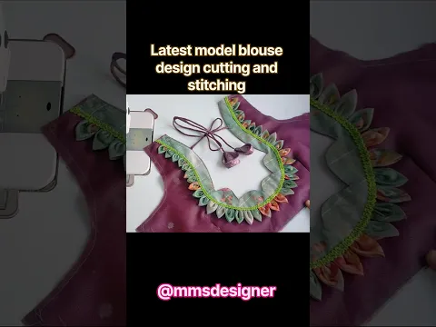 Latest model blouse design cutting and stitching #shorts #shortvideo #mmsdesigner #ytshorts #blouse