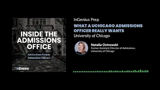 What a UChicago Admissions Officer Really Wants University of Chicago