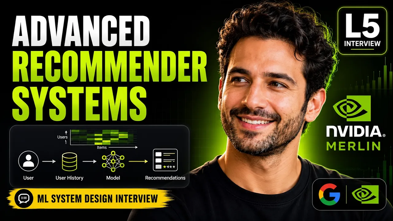 Advanced Recommendation Systems for ML System Design Interviews | NVIDIA ML Interview