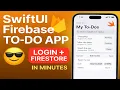 SwiftUI Tutorial for Beginners - Build a To-Do List App with Firebase Step by Step