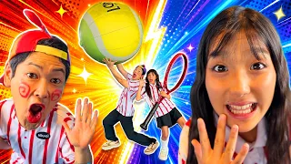みのちゃんとパパくんスポーツ対決！3本勝負🔥