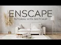 Full Enscape in ONE Bedroom Design Rendering Setting Material Lighting