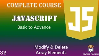 Modify and Delete Array Element in JavaScript in